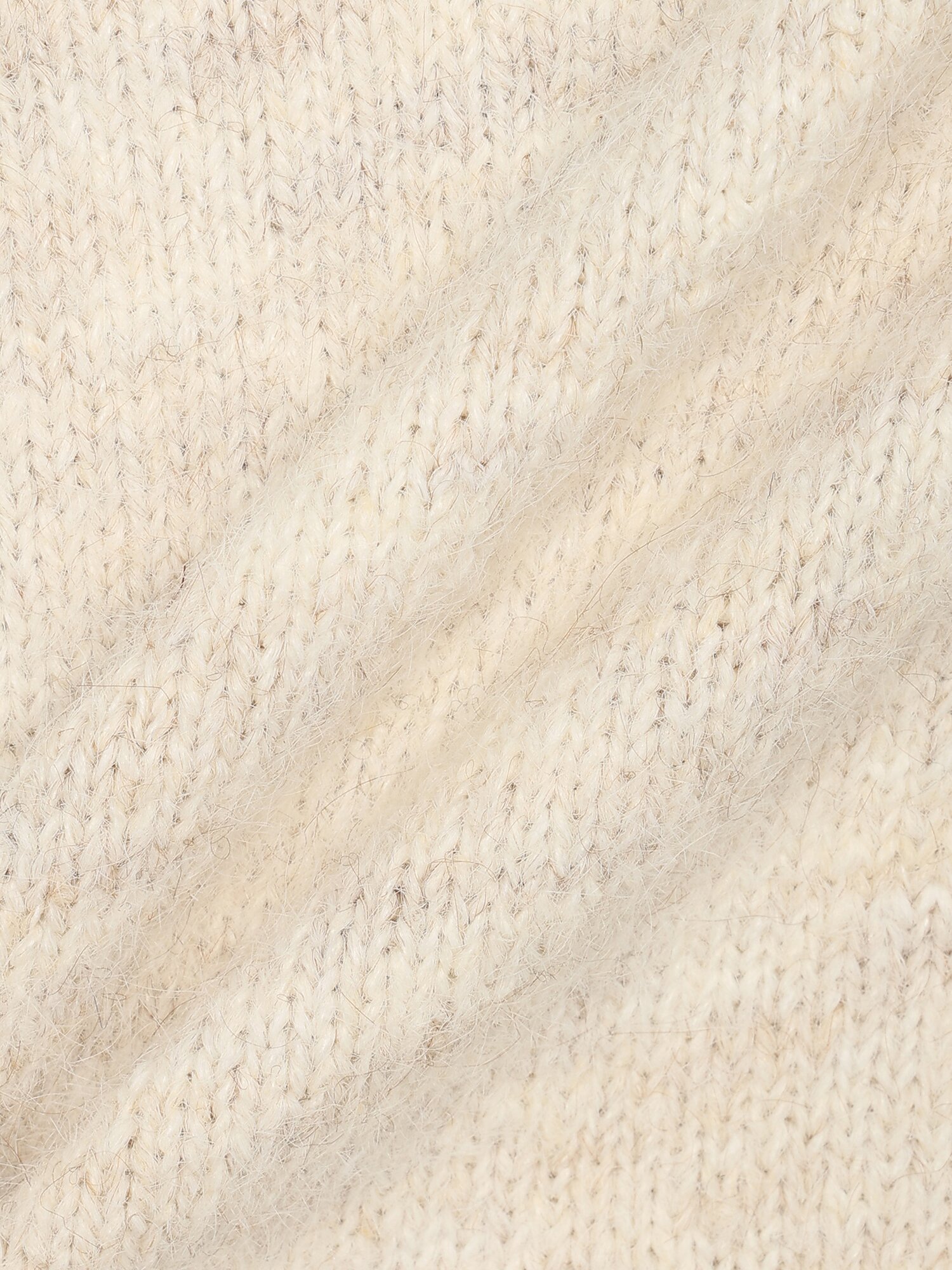 모헤어 아가일 라운드넥 니트 가디건 (BEIGE)