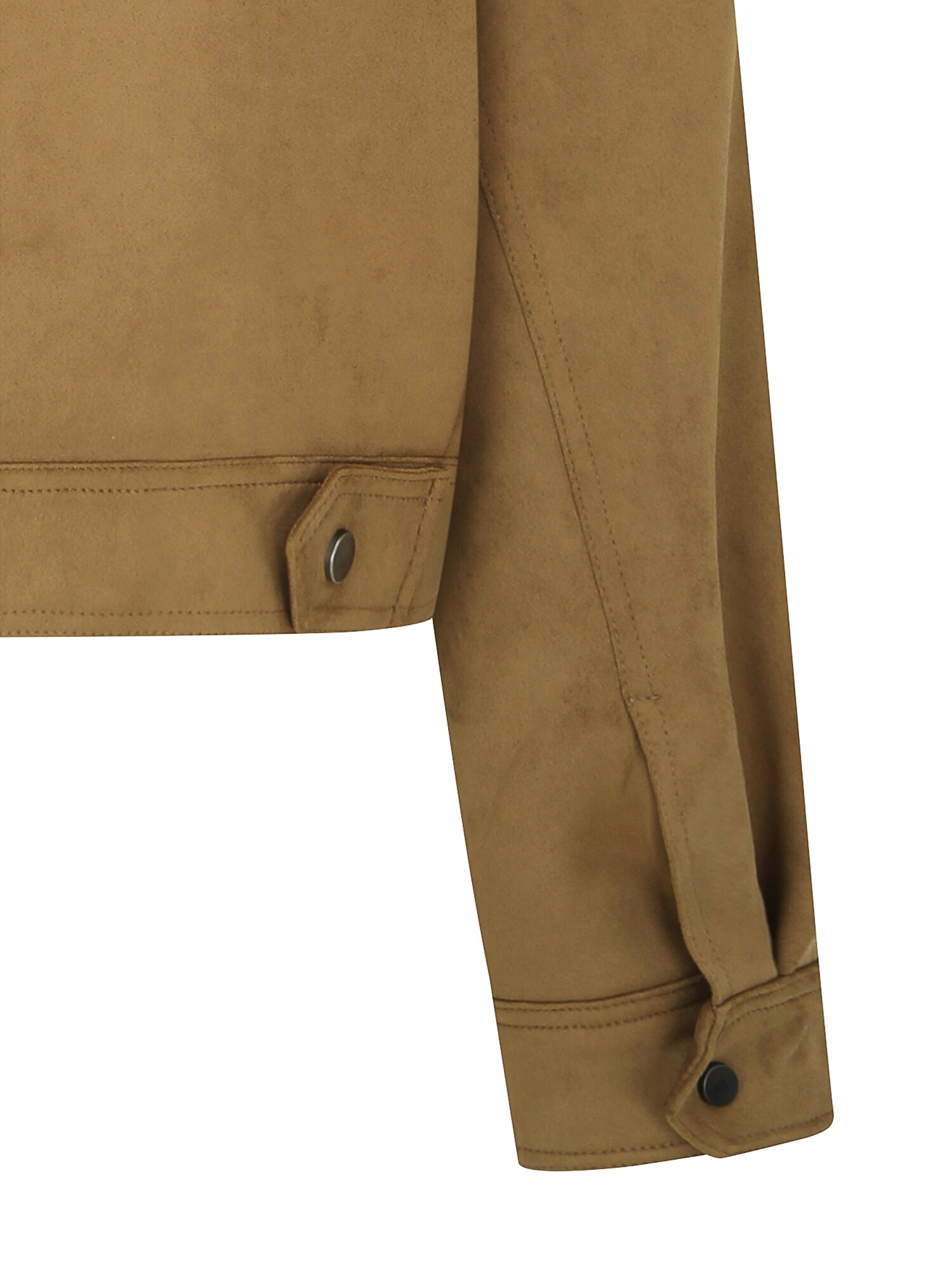 스웨이드 래글런 칼라 집업 재킷 (BEIGE)