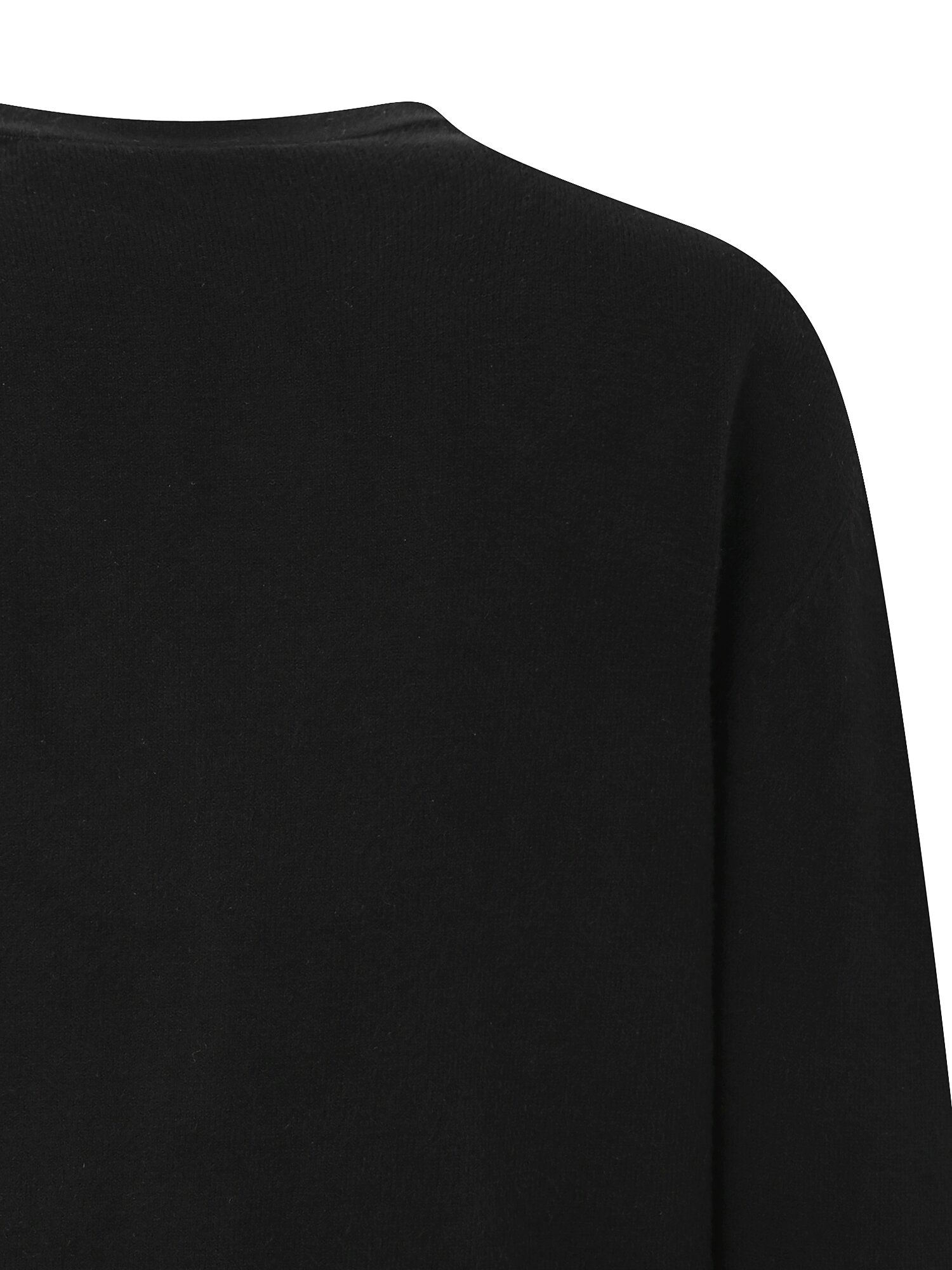 루즈핏 캐시미어 브이넥 가디건 (BLACK)