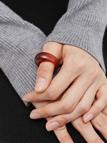 오보링 - 레드 / Ovo Ring - Red