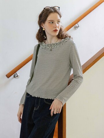 DA_Off-shoulder edge top_2color