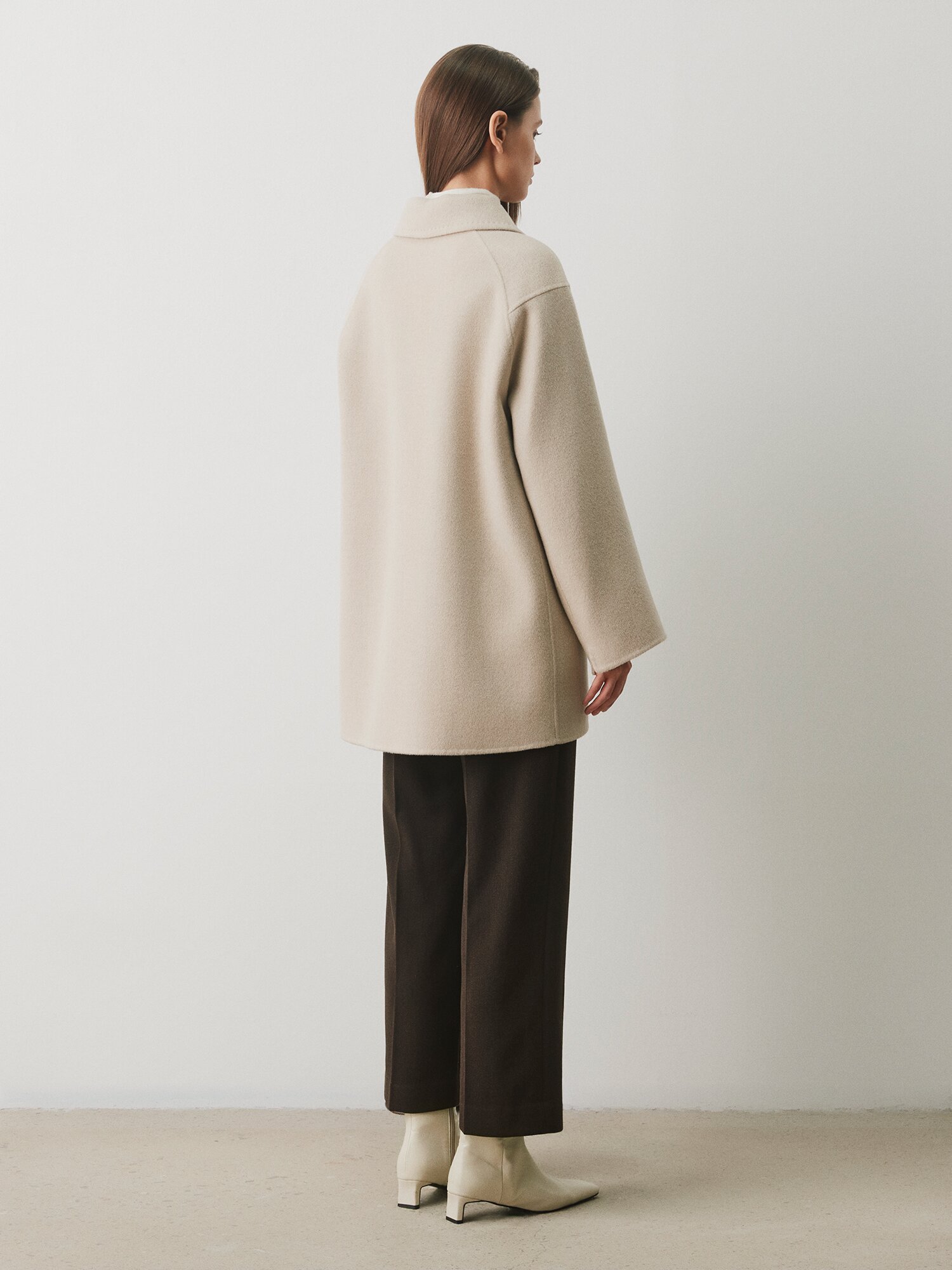 캐시미어 토글 핸드메이드 코트 (MELANGE BEIGE)