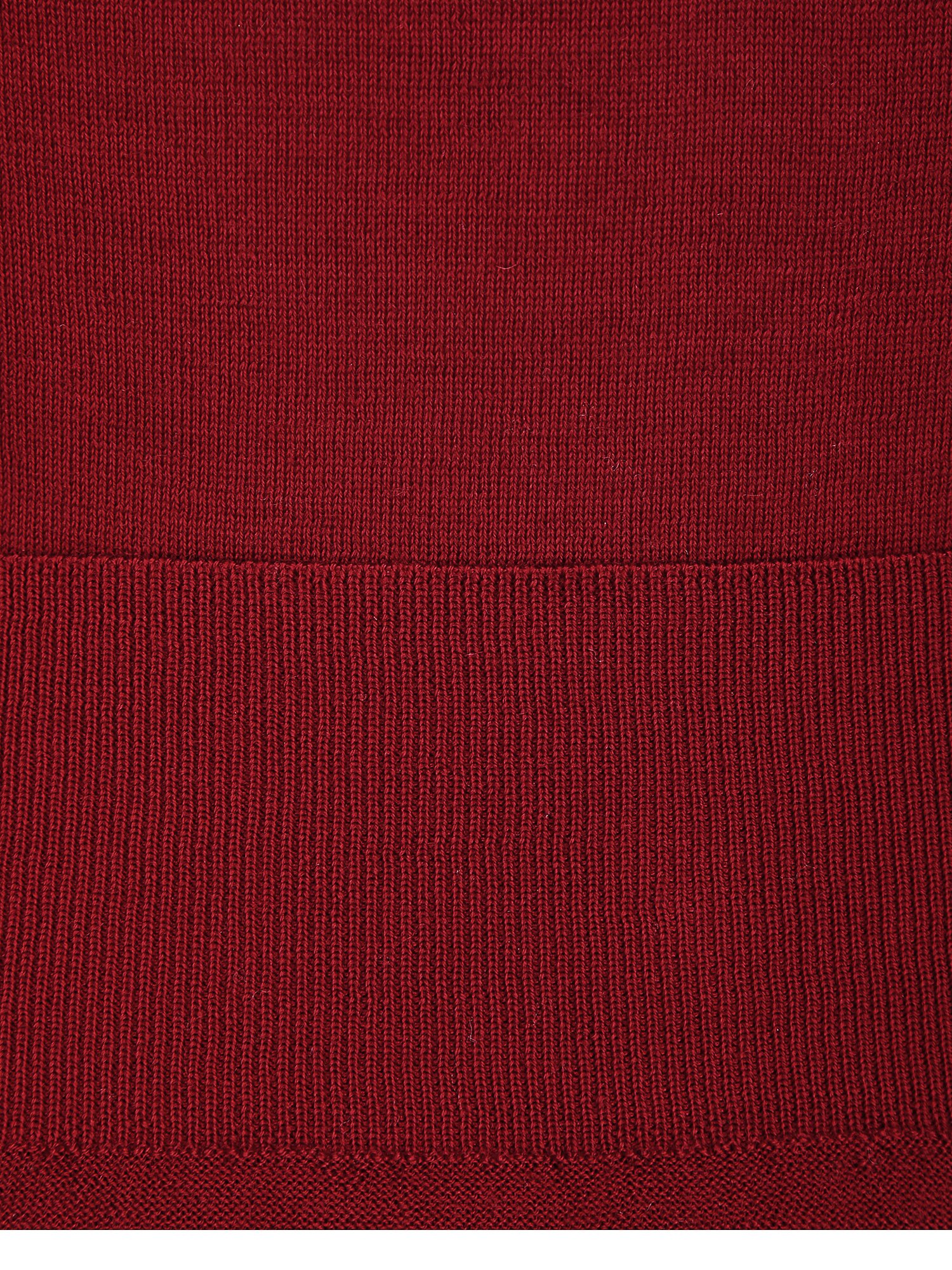 울 커버드 버튼 라운드넥 가디건 (BURGUNDY)
