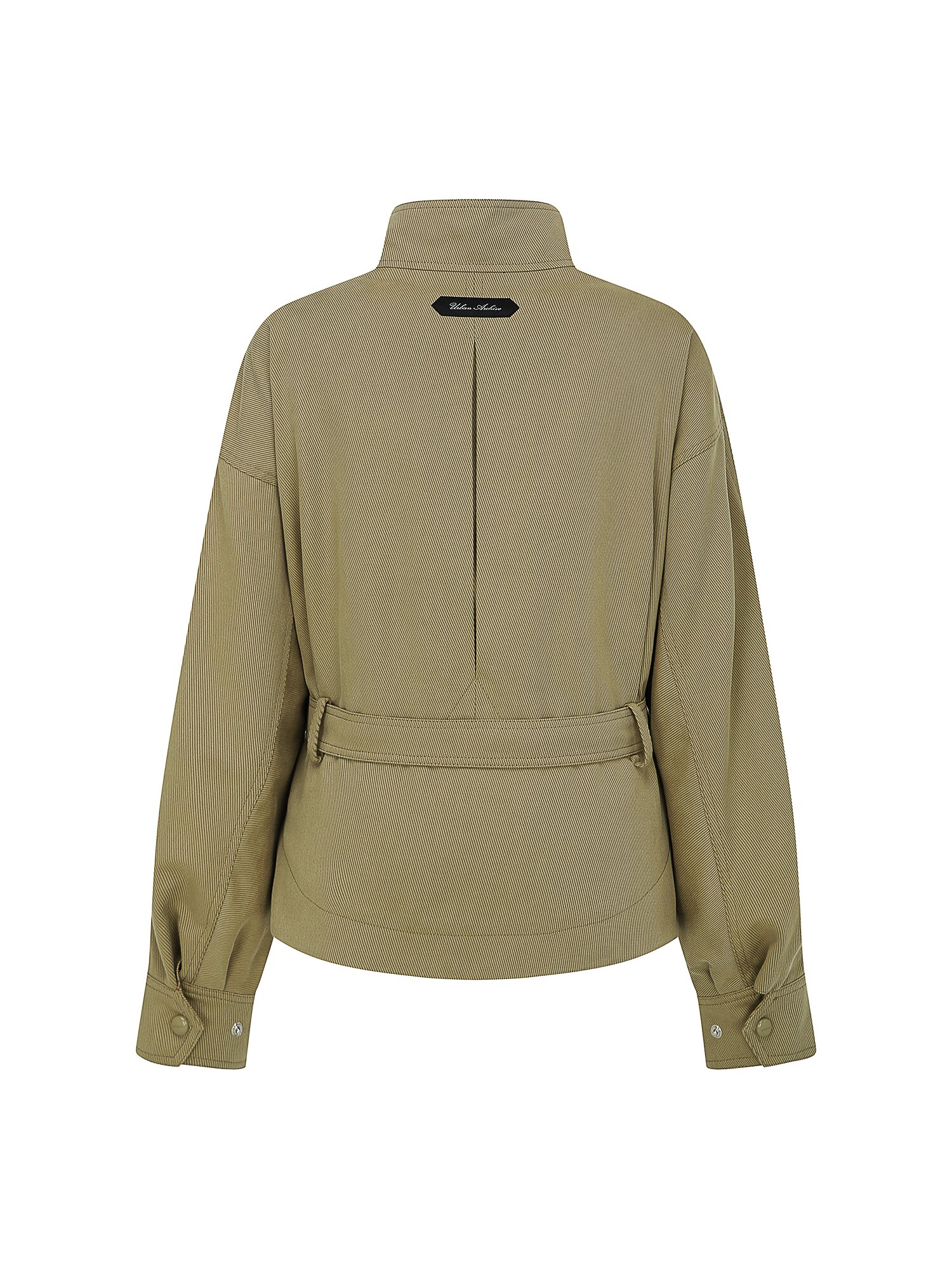 코튼 돌먼 집업 하이넥 점퍼 (BEIGE)