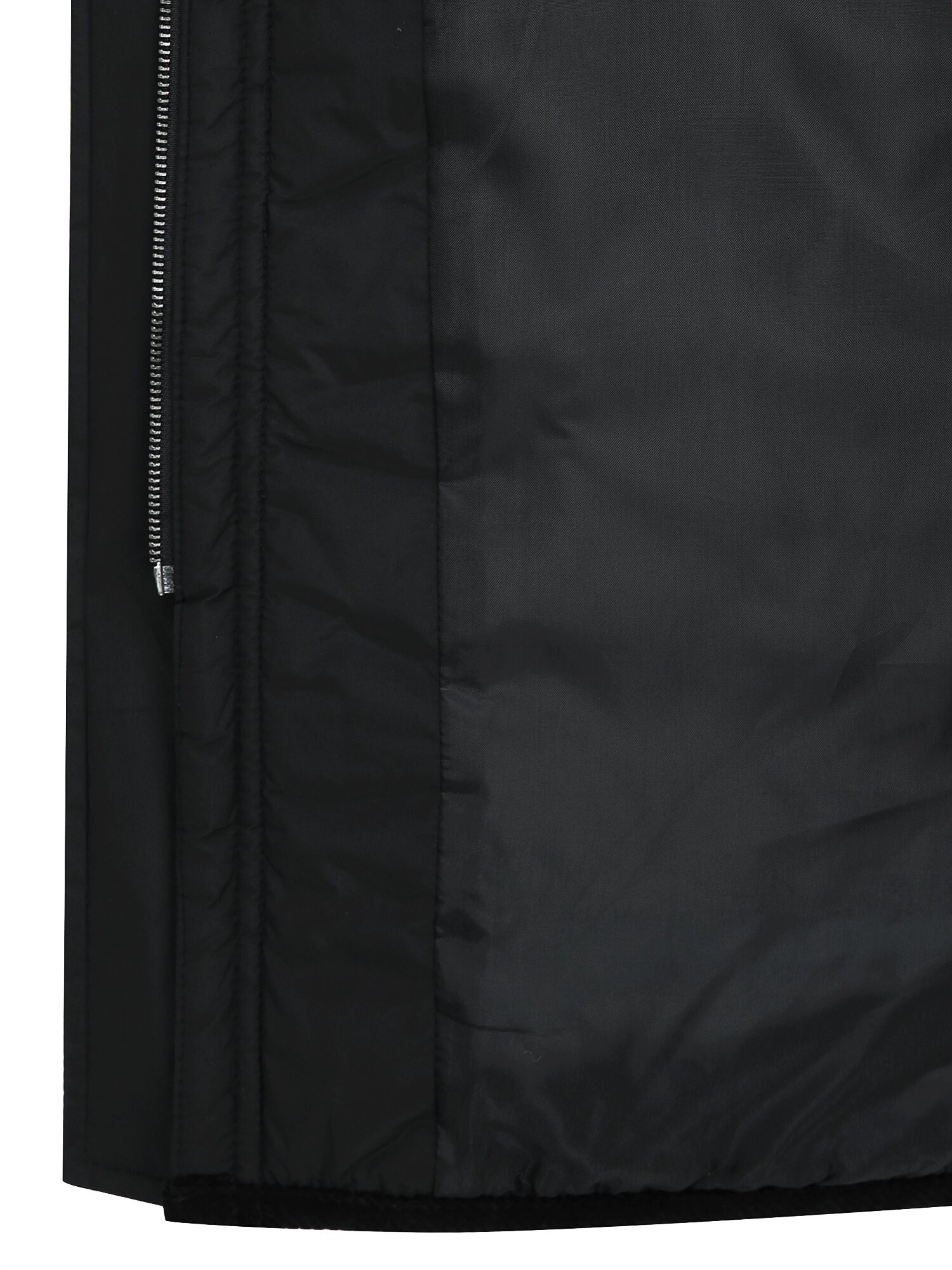 코듀로이 칼라 퀼팅 패딩 점퍼 (BLACK)
