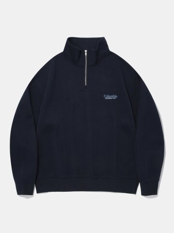 NYC EMB FLEECE H/ZIP SWEATSHIRT_NAVY