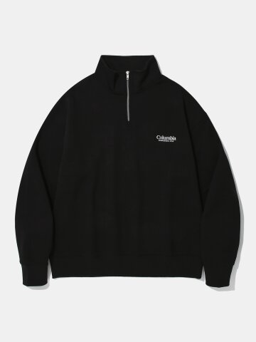 NYC EMB FLEECE H/ZIP SWEATSHIRT_BLACK