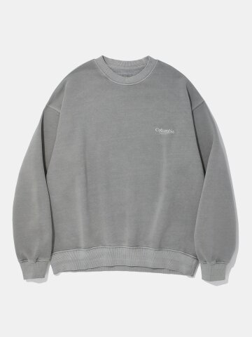 NYC EMB DYED TERRY SWEAT SHIRT_GRAY