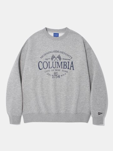 AMERICAN FLAG FLEECE SWEAT SHIRT_M.GRAY