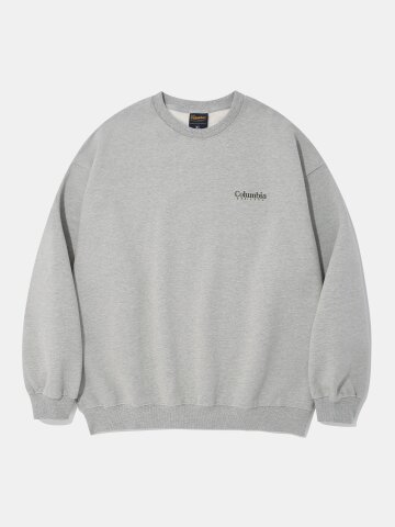 CU CAMO LOGO FLEECE SWEAT SHIRT_M.GRAY