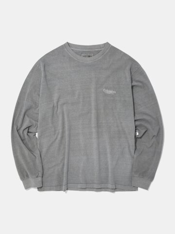 NYC EMB DYED L/S T-SHIRT_GRAY
