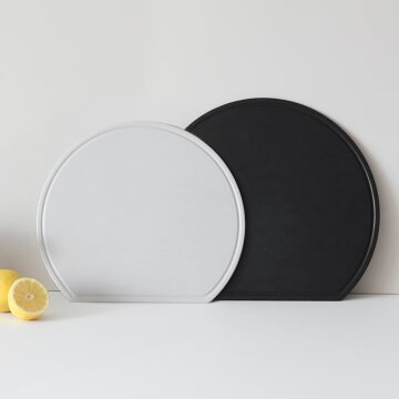 칼자국 이염에 강한 TPU 반달 도마 S/30cm 2P세트 / 99.9% 항균 이유식 양면도마