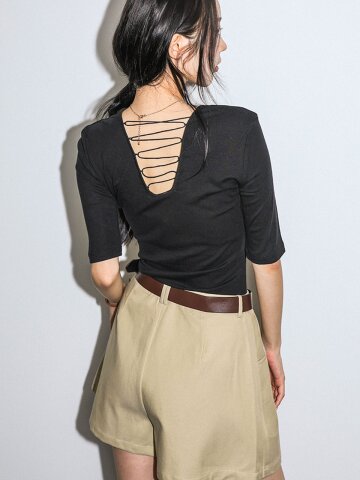 DD_Strappy back fitted top