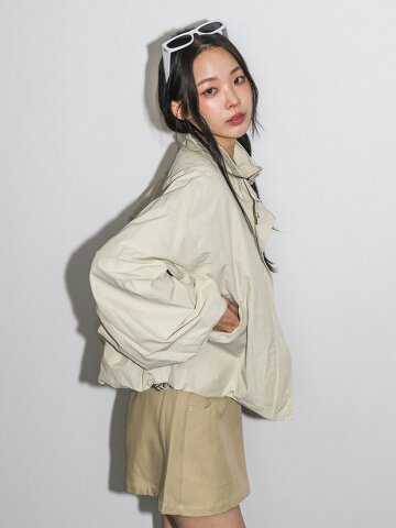DD_Stand collar blouson jacket