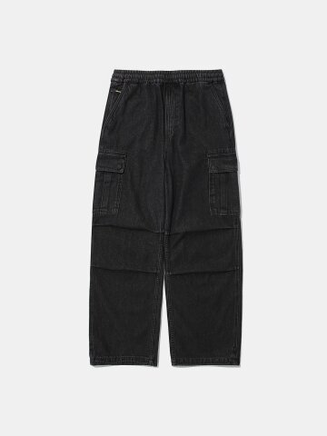 UTILITY POCKET LOOSE-FIT DENIM PANTS_GRAY JEANS