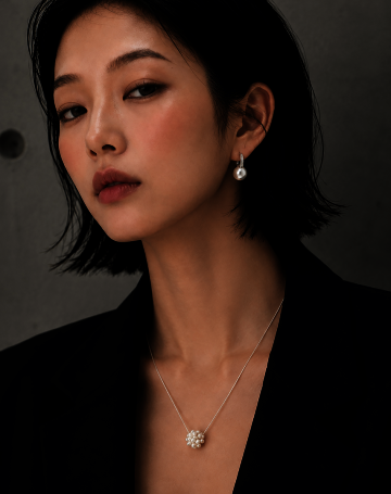 Stella Pearl Orb Necklace 스텔라 펄 오브 네크리스