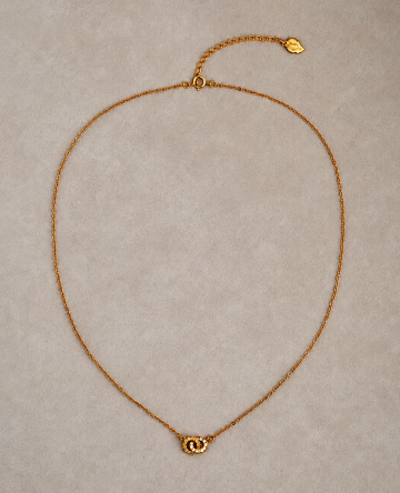Contour Linked Circle Necklace 컨투어 링크드 서클 네크리스