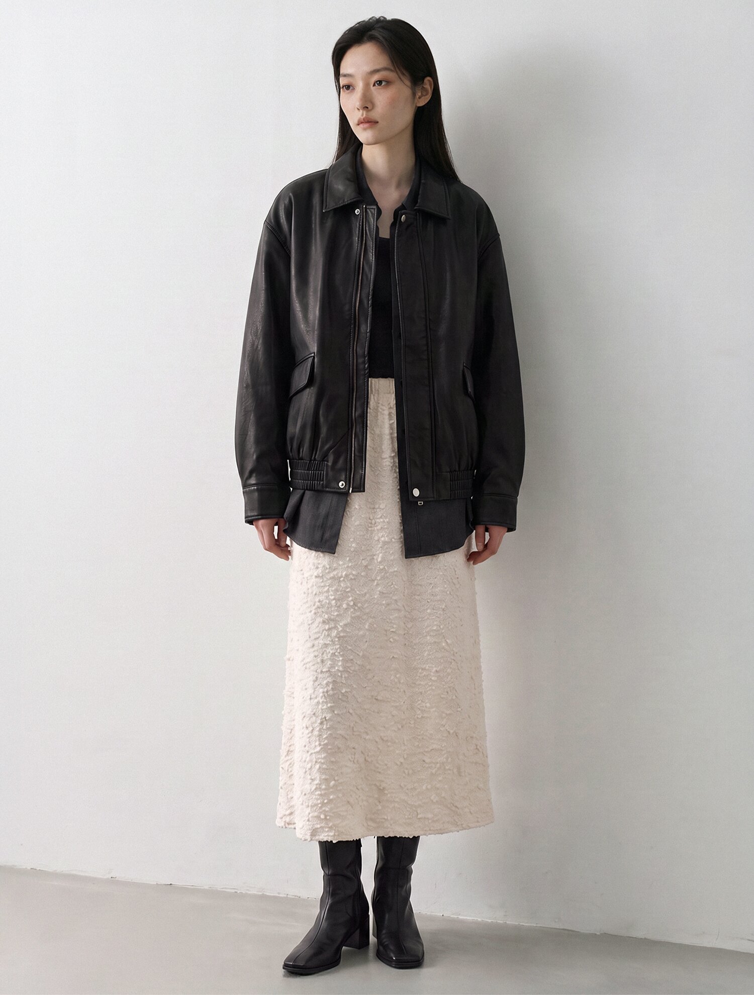 노마드 레더블루종 BLACK