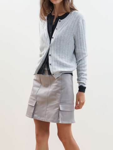 WD_Utility a-line mini skirt