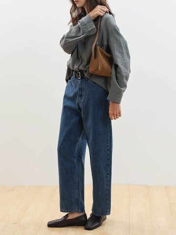 WD_Wide straight jeans