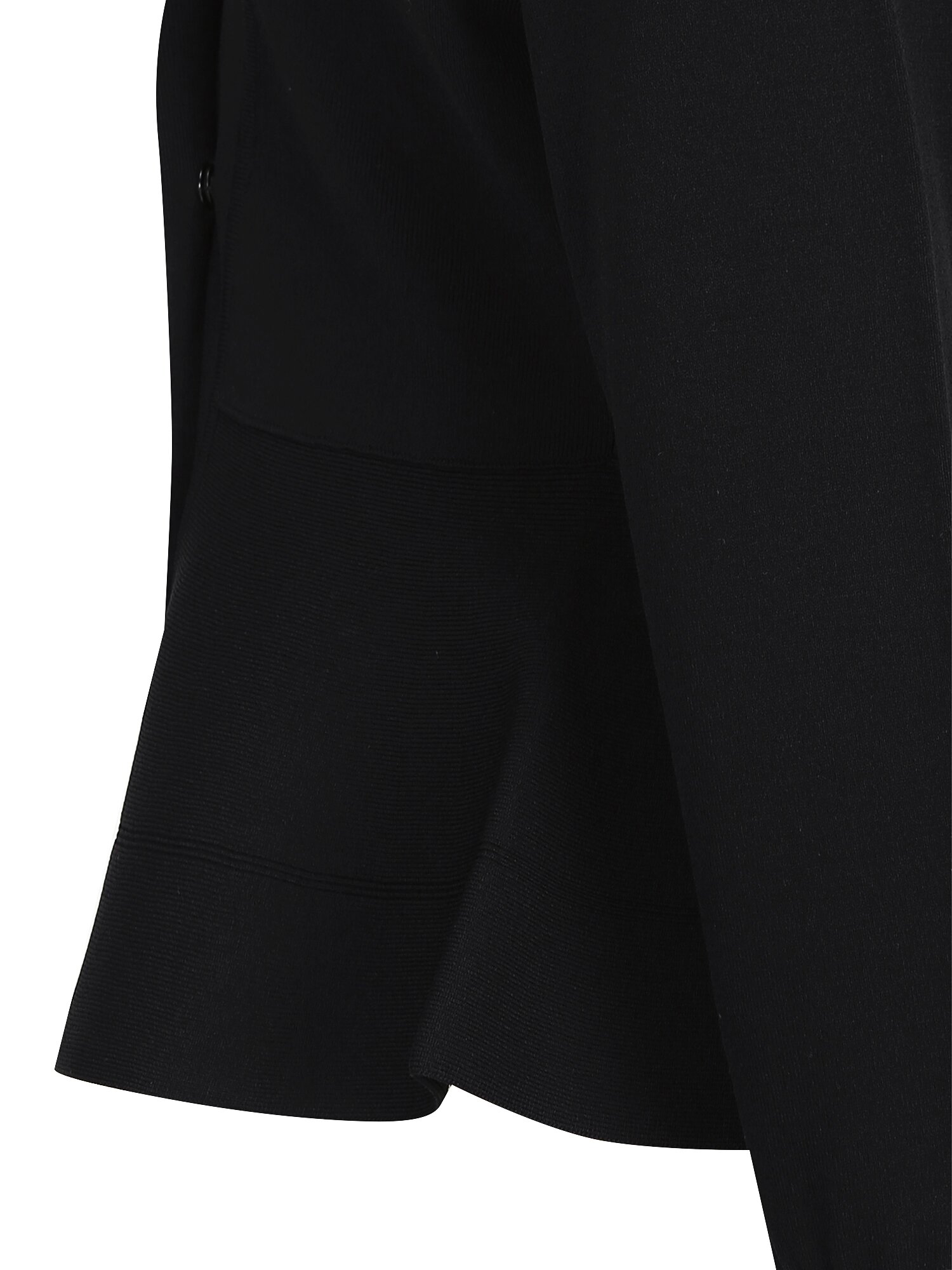 테일러드 더블 페플럼 가디건 (BLACK)