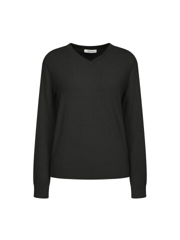 소프트 브이넥 풀오버 니트 (DARK GREY)