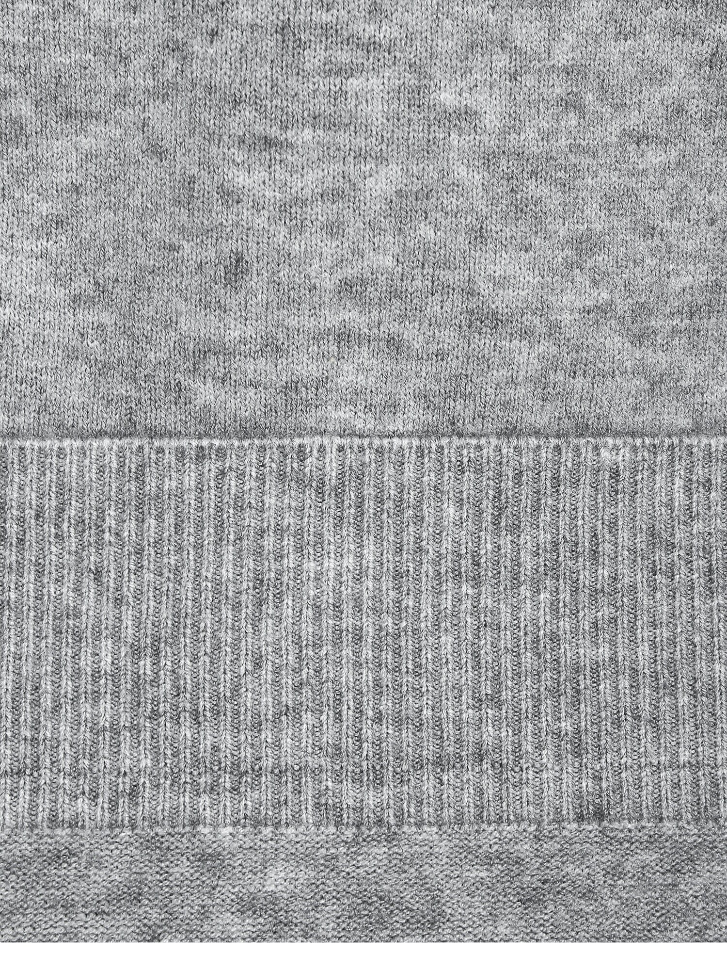 텍스쳐 블록 브이넥 가디건 (GREY)