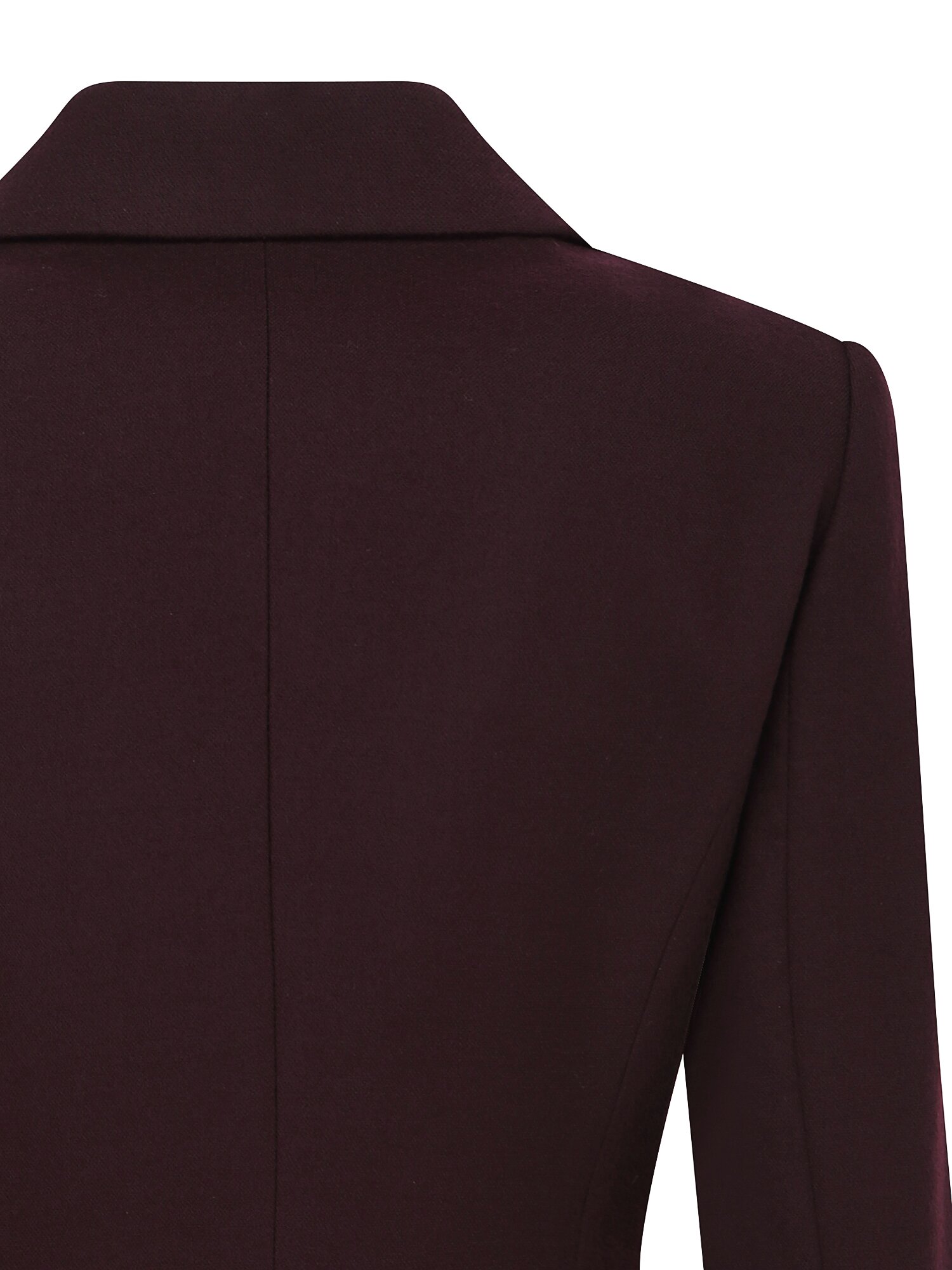 포멀 울 피크드 라펠 더블 재킷 (BURGUNDY)