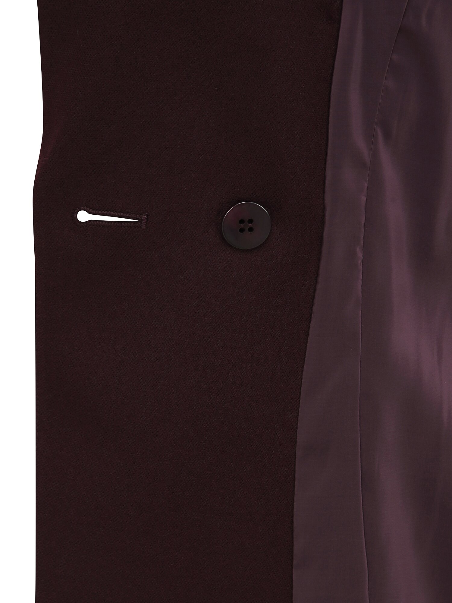 포멀 울 피크드 라펠 더블 재킷 (BURGUNDY)
