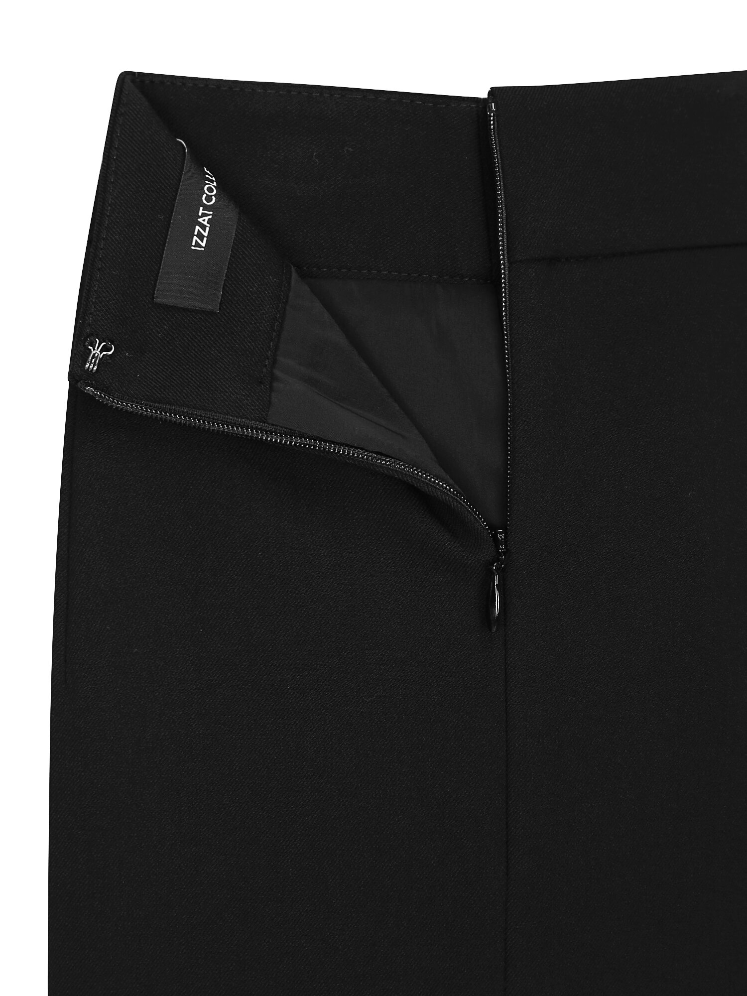 언밸런스 랩 H라인 스커트 (BLACK)