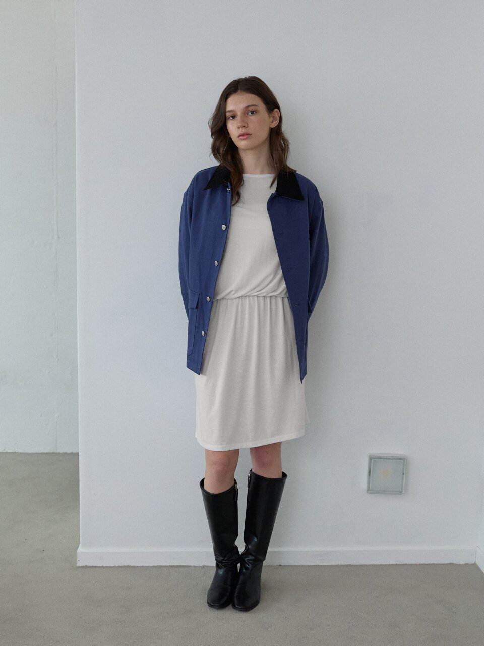 Every Washed Cotton Jacket_Blue