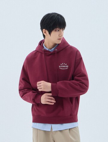 [MEN] 바켄 86 아틀리에 레터링 후드티 BK6975 (3COLOR)