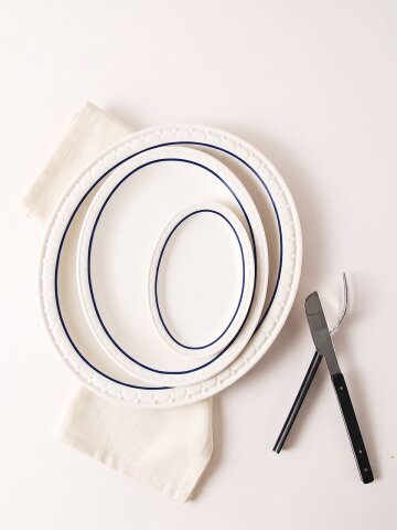시라쿠스 쉐난고 카디날 타원접시 31cm 3colors