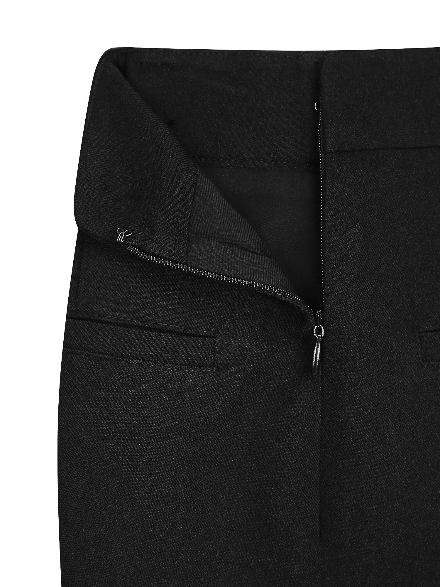 슬릿 포인트 H라인 스커트  (BLACK)