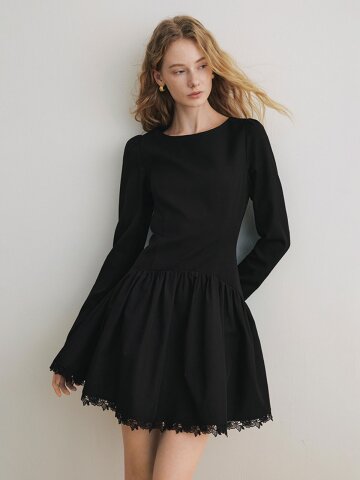 YY_Lace little black dress