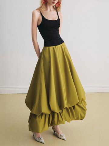 YY_Double-layer flower skirt