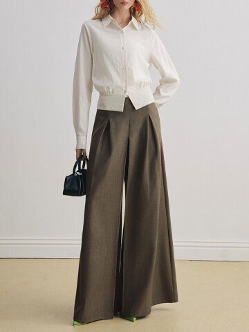 YY_Straight-leg casual pants
