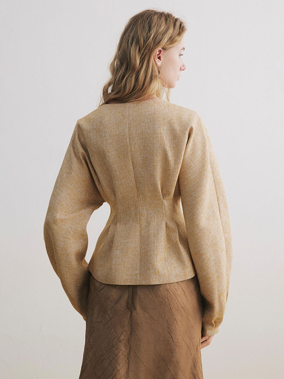 YY_Lantern-sleeve suit jacket