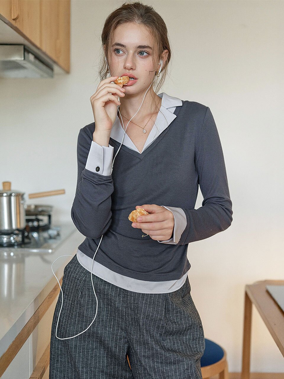 SR_Collar commuter top_2color