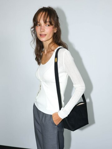 DD_Layered knit twin set
