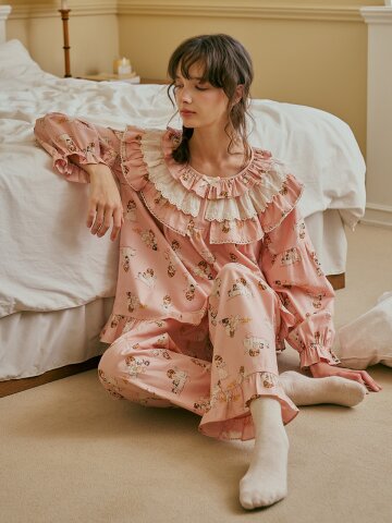 베베엔젤 긴팔 투피스 인디핑크 (30수)