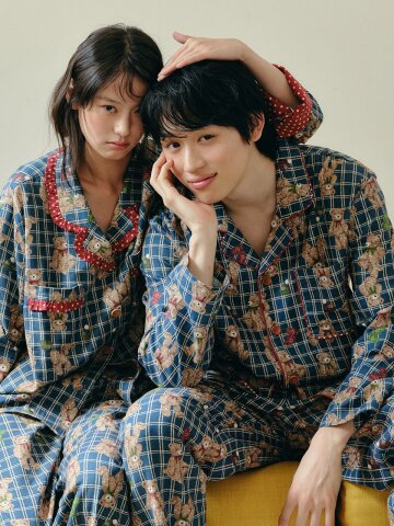 포근베어 긴팔 남성페어 딥블루 (21수)