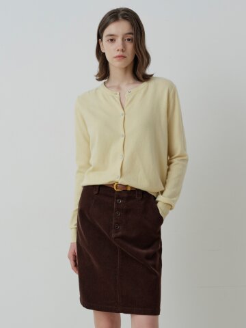SOFT TOUCH ROUND CARDIGAN (YE)