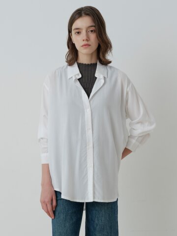 SOFT TENCEL BASIC BLOUSE (IV)