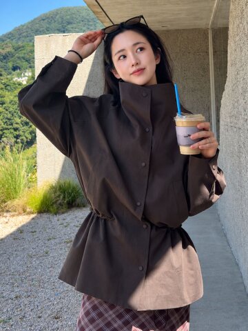 CLASSIC HIGH NECK FIELD TRENCH COAT (CH)