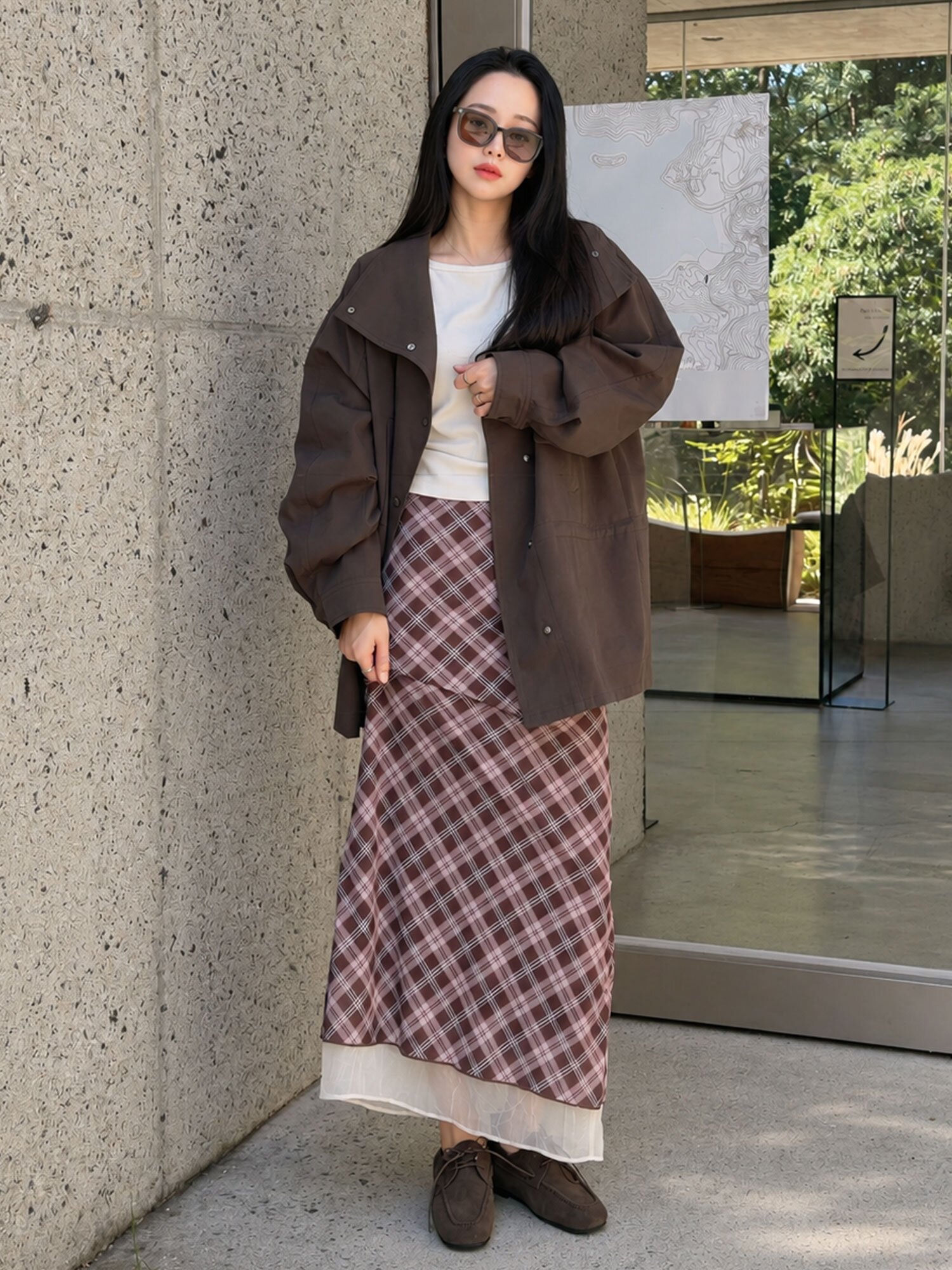 CLASSIC HIGH NECK FIELD TRENCH COAT (CH)