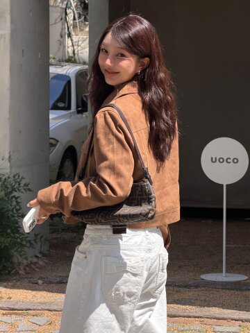 CLASSIC SUEDE POCKET JACKET (BR)