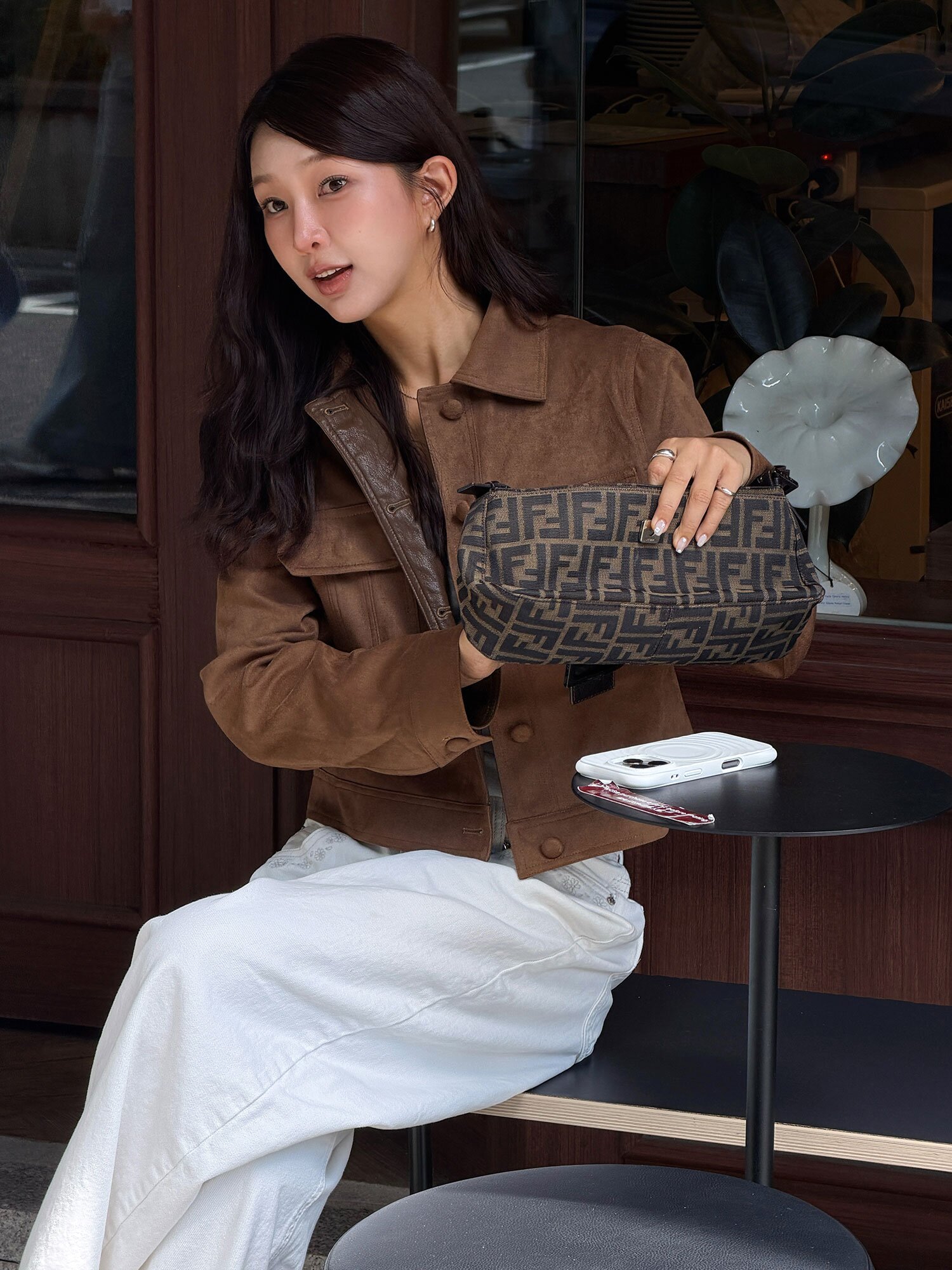 CLASSIC SUEDE POCKET JACKET (BR)