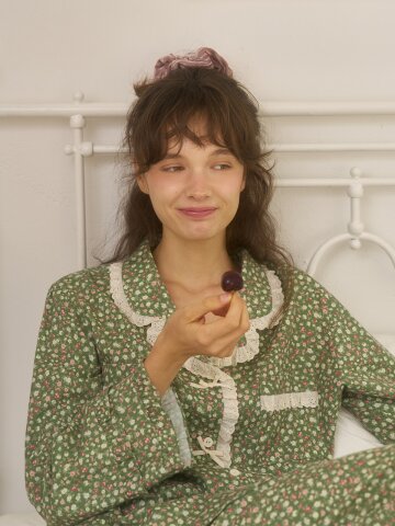 미리암 긴팔 여성페어 카키 (21수)