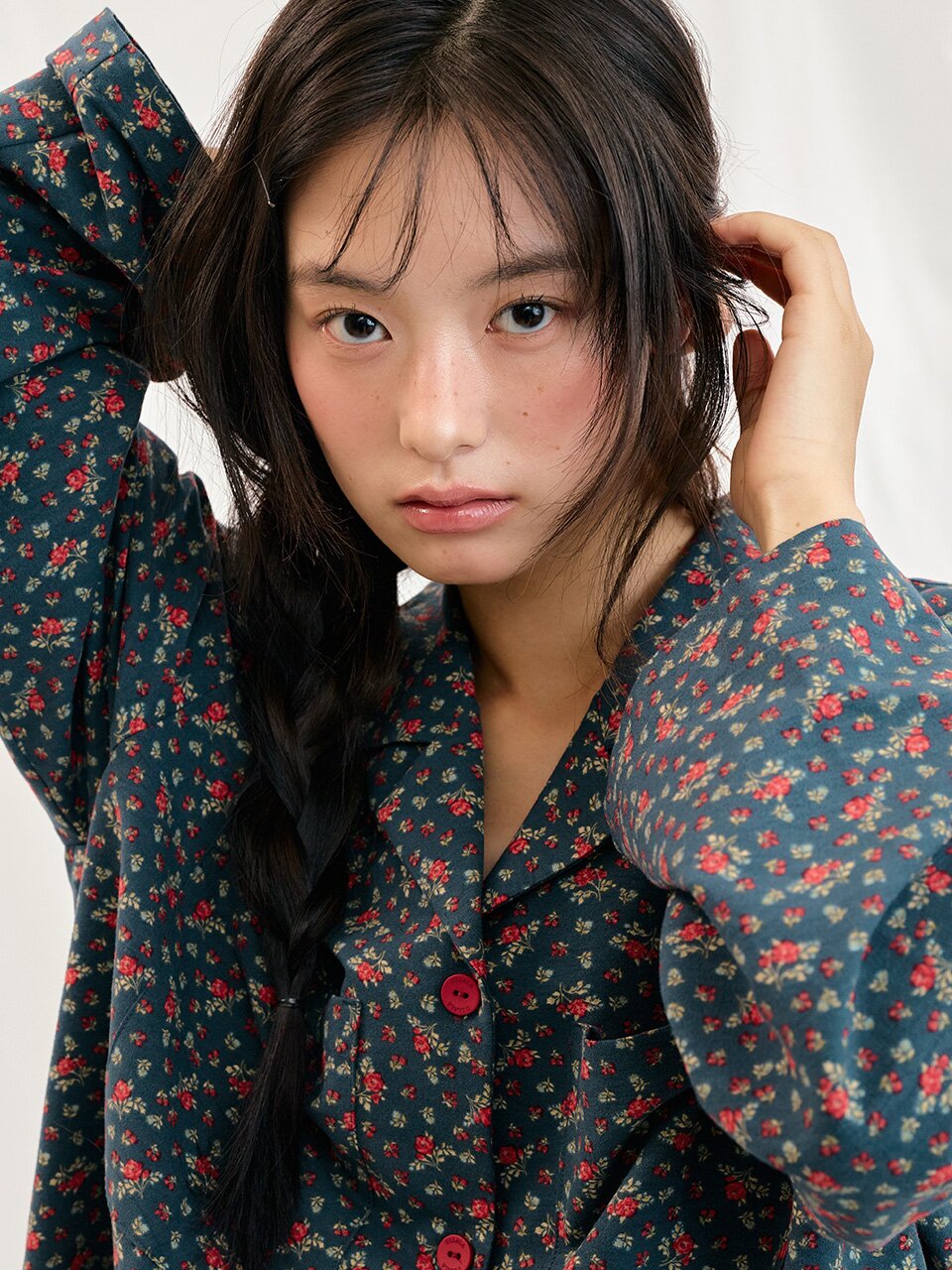 [SEMI_WIDE FIT] BASIC Womens Pajama Set_Long Sleeve